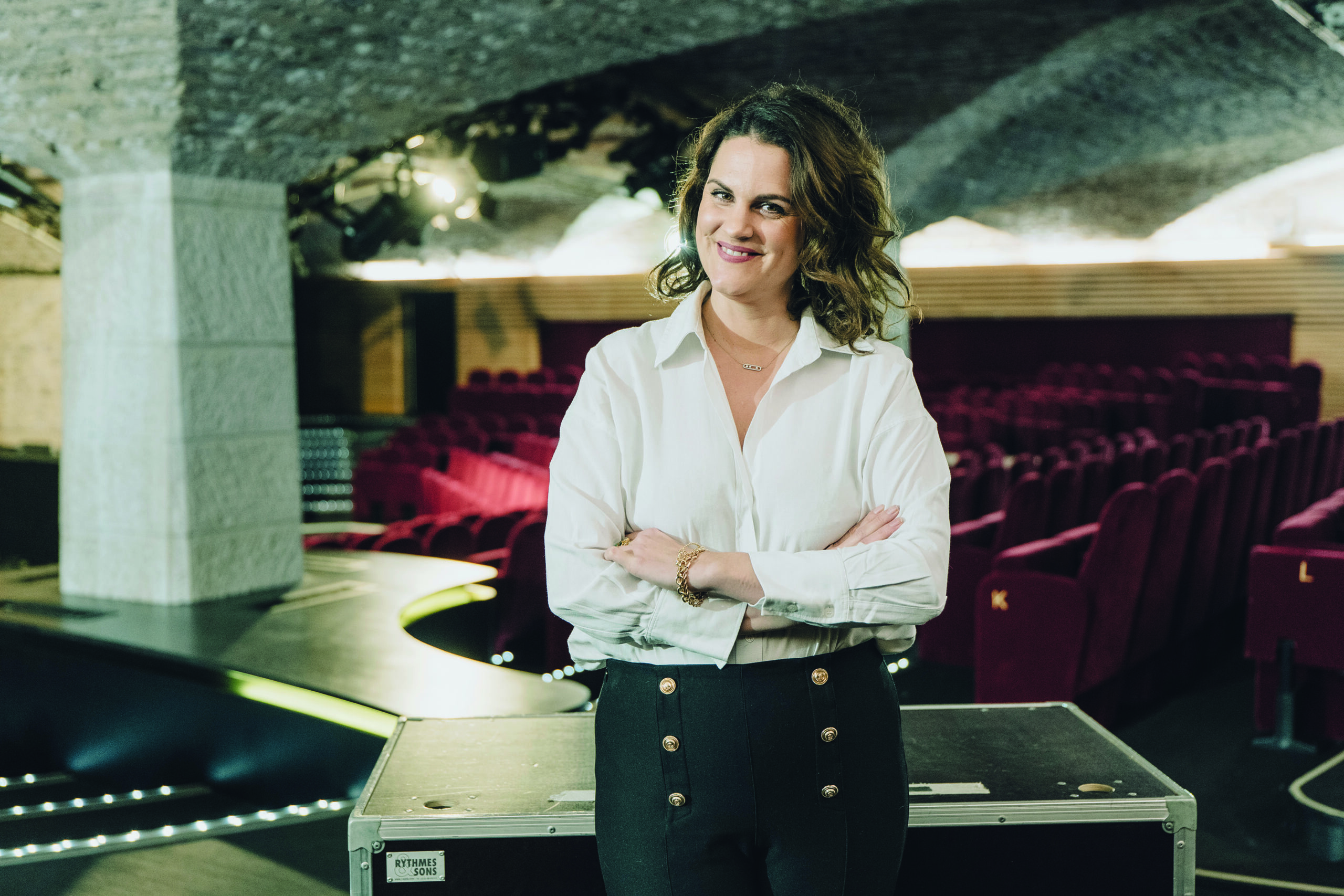 Charlotte Fougère, adjointe à la Culture à la ville de Beaune, à la Lanterne Magique
