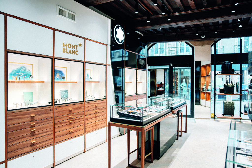 La boutique Montblanc, à Dijon