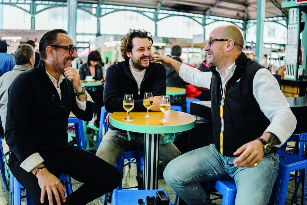 Alexandre Hulin, fondateur du groupe « Les Tontons Gourmands » (propriétaire de L’Épicerie & Cie, du Speakeasy, de Gina, de Paulette et du Mac Callaghan), François Louvel, gérant de la Brasserie François, et Sébastien Bigot, gérant des 3 Bures