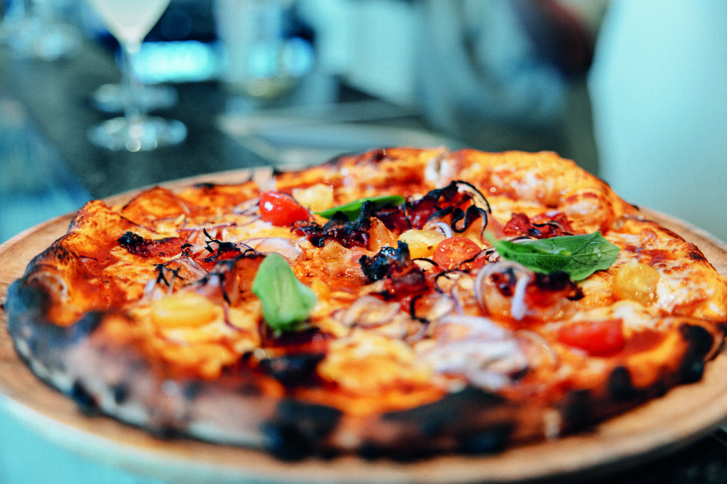 Une pizza au Di Fonzo