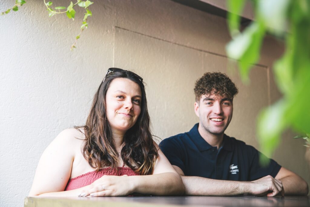 Naïs Bornot et Arthur Cordier, co-gérants du Calypso