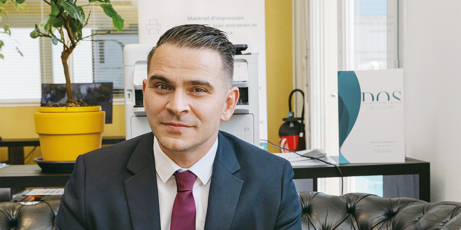 Valentin Louot, gérant de Documents Office Solutions