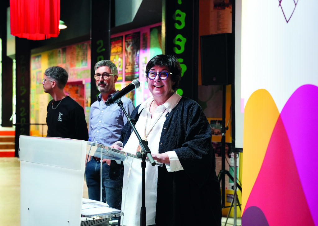Christine Martin, adjointe à la culture de la Ville de Dijon et Yann Rivoal, directeur de La Vapeur