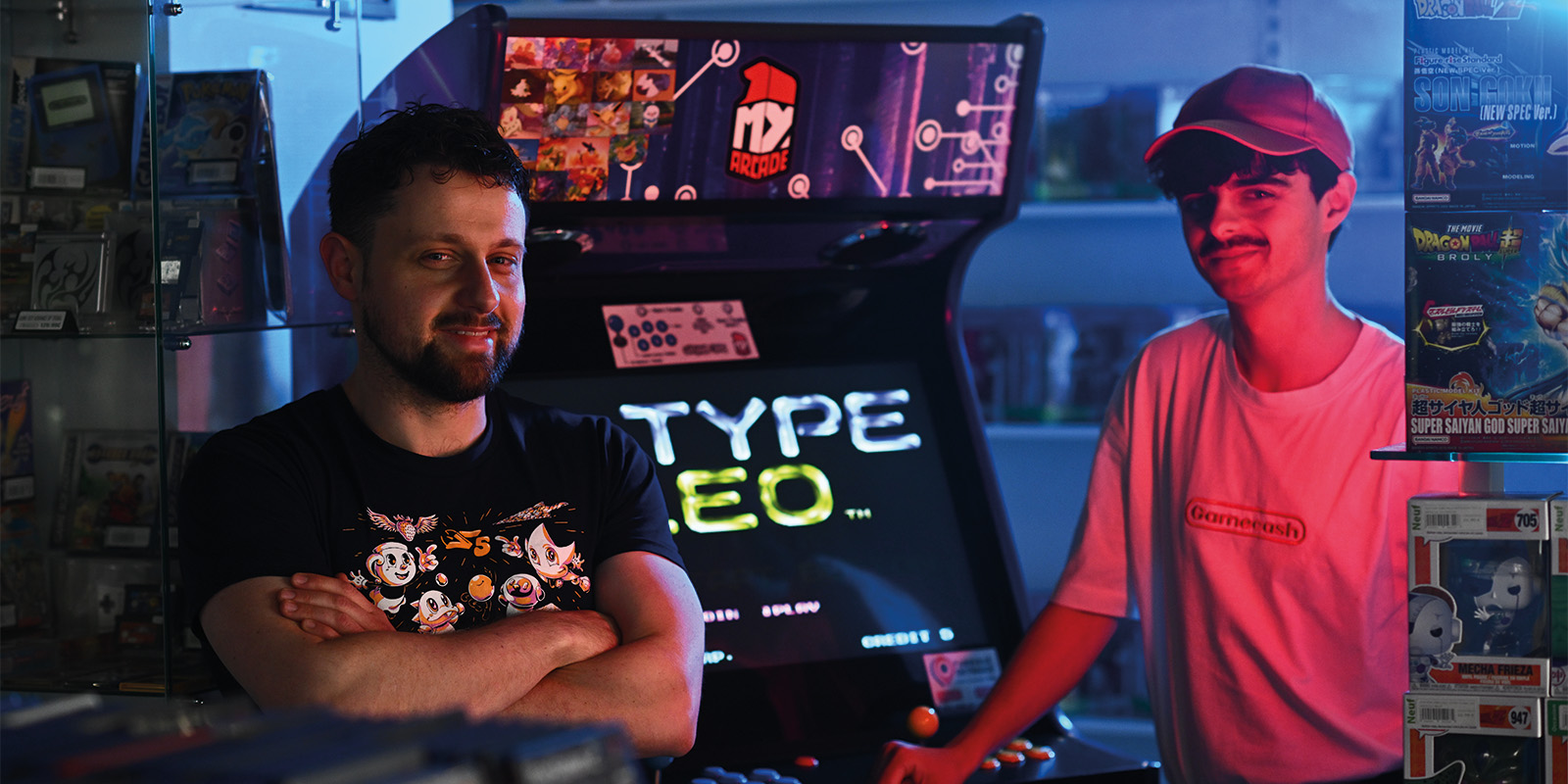 Pierre Averso et Marc Perrin, gérants de Gamecash Dijon