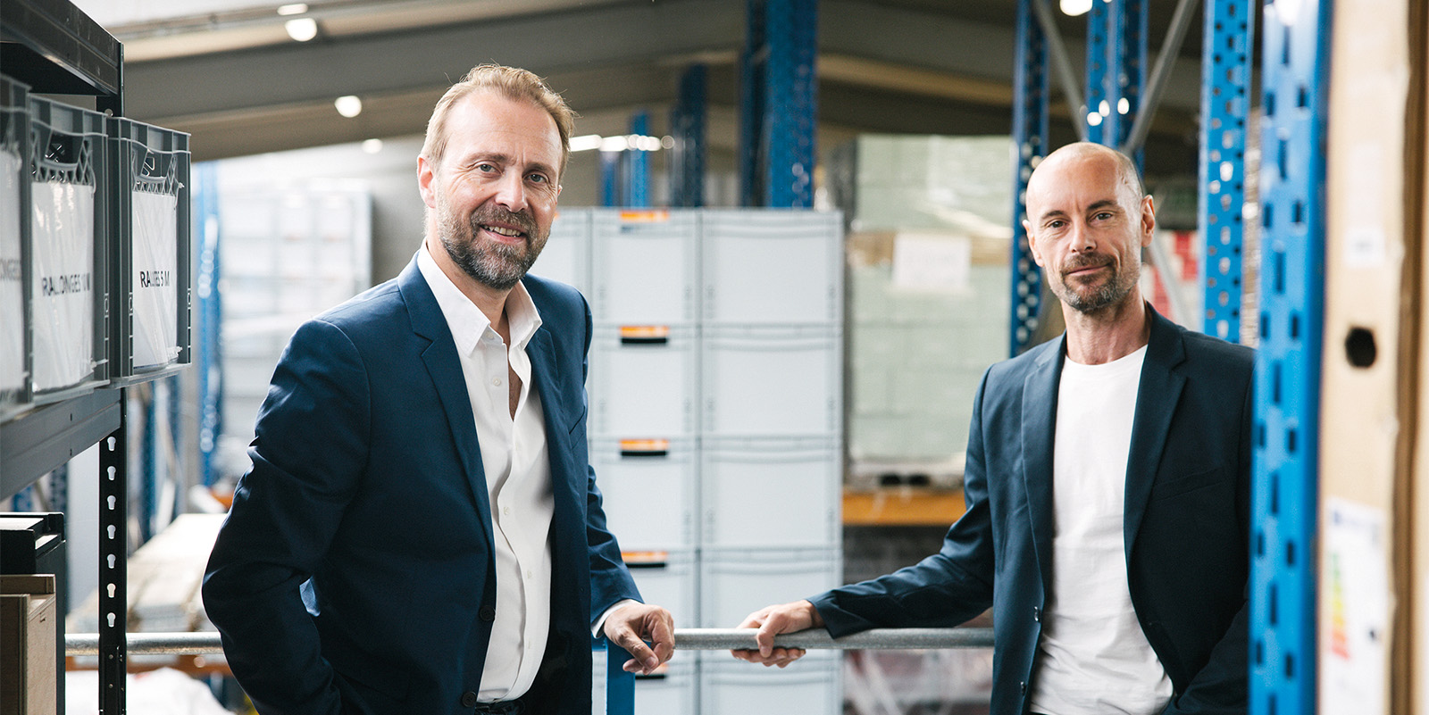 Sylvain Camos, président-fondateur de Loc’ambiances, et Yannick Verrièle, directeur de Loc’ambiances